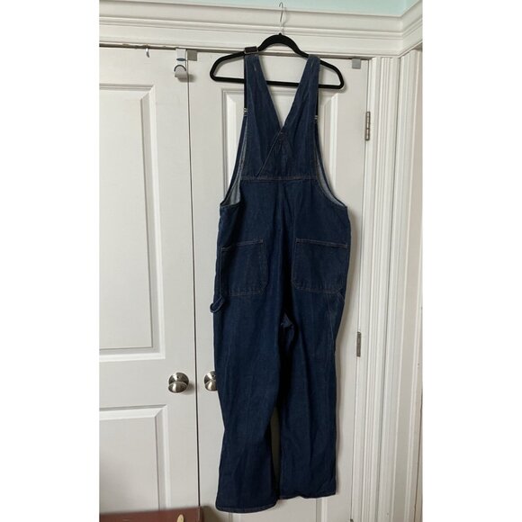 Vintage Big Bill Overalls Mens 42 Blue Denim Workwear Dungaree Bib One Piece Zip - Picture 4 of 13